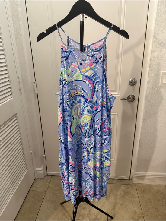 Lilly Pulitzer Dresses & Skirts - Lilly Pulitzer Blue and Pink Mini Dress